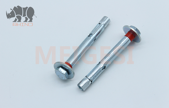 Sleeve anchor hex bolt with plastic