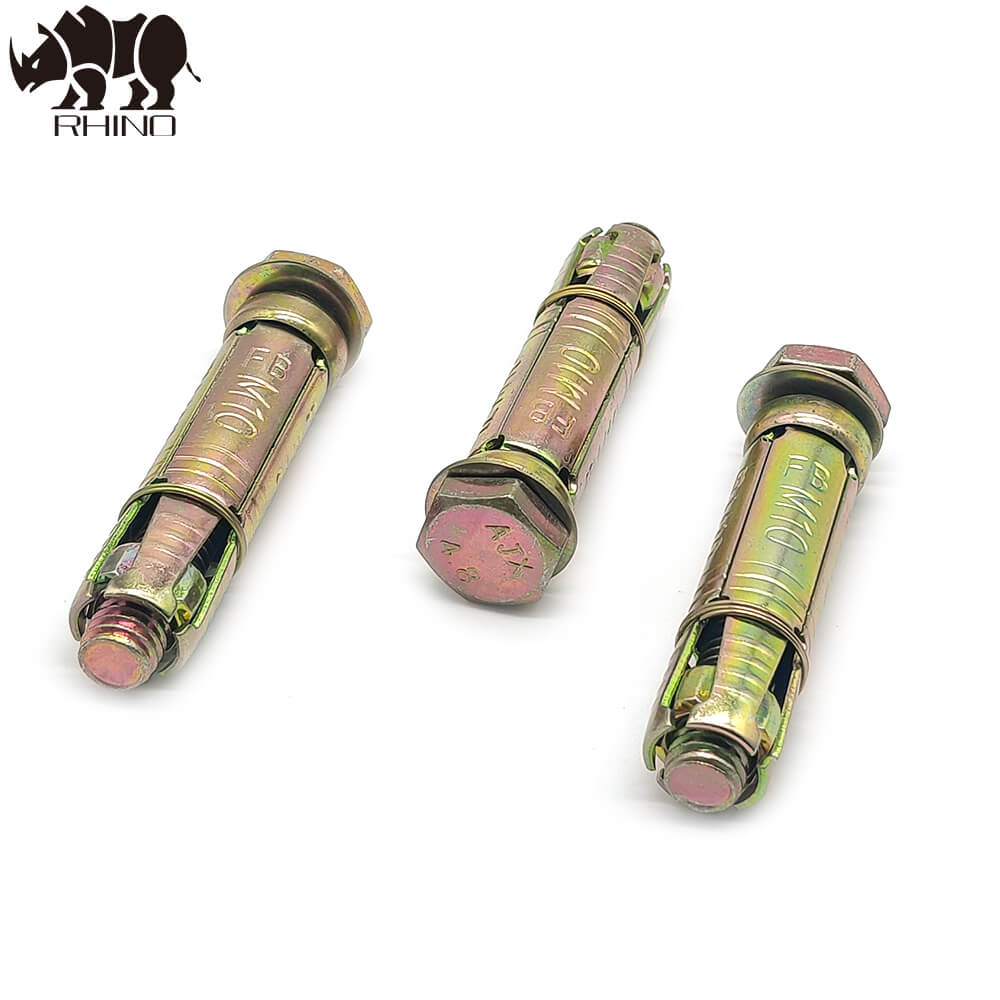 4 Pcs Heavy Duty Shell Anchor With Hex  Bolt