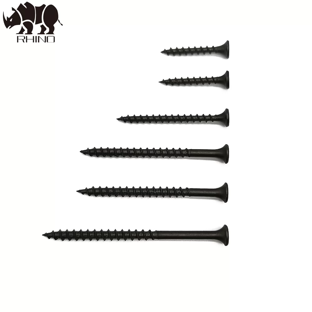 Black Phillips Type Drywall Screw