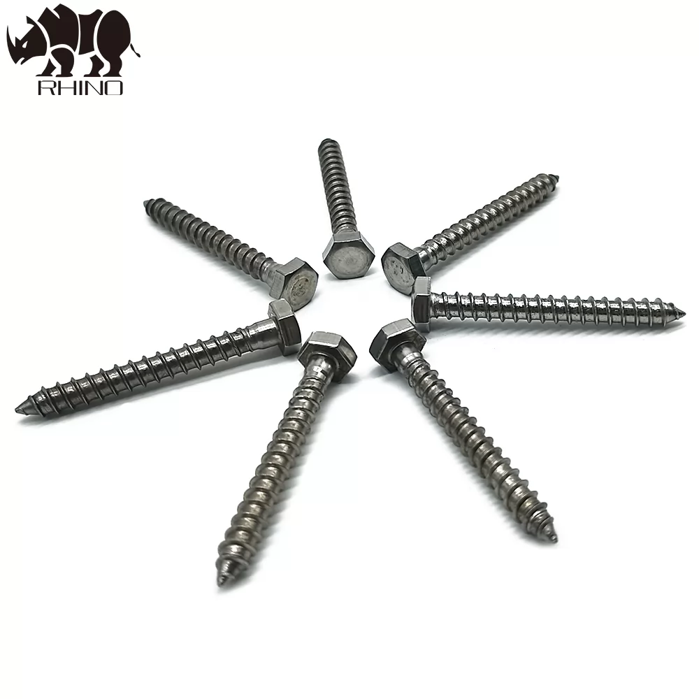 DIN 571 Hex Head Coach Lag Wood Screws