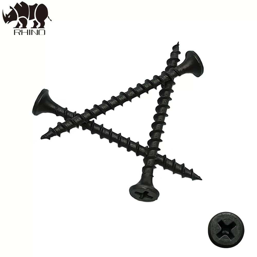 Black Phillips Type Drywall Screw