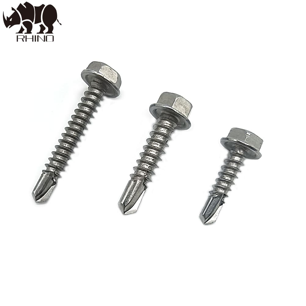 Stainless Steel Hex Washer Self Drilling Screw