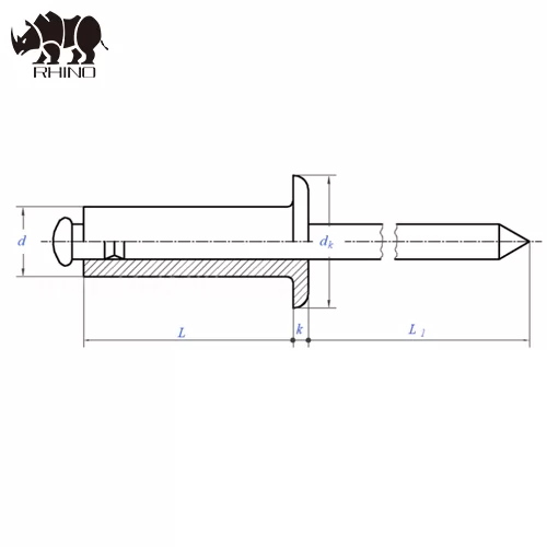 Stainless Steel Blind Rivet DIN7337A