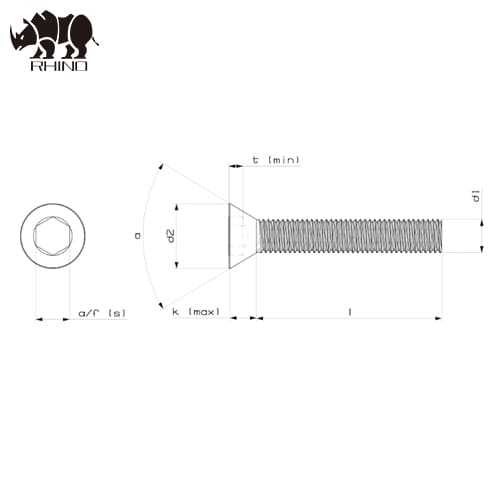 Socket Countersunk DIN 7991