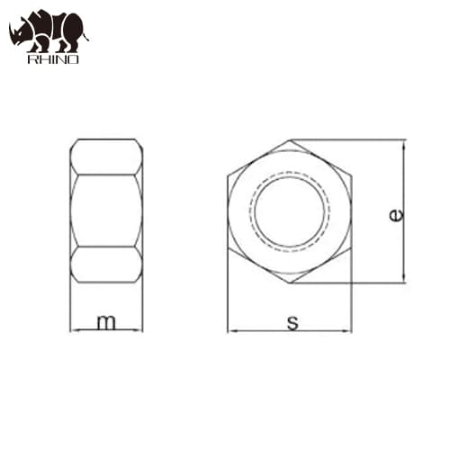 Stainless Steel DIN 934 hexagon nut