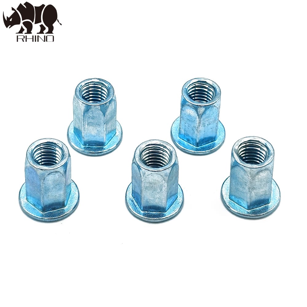 Flat head full-hexagon body Rivet nut