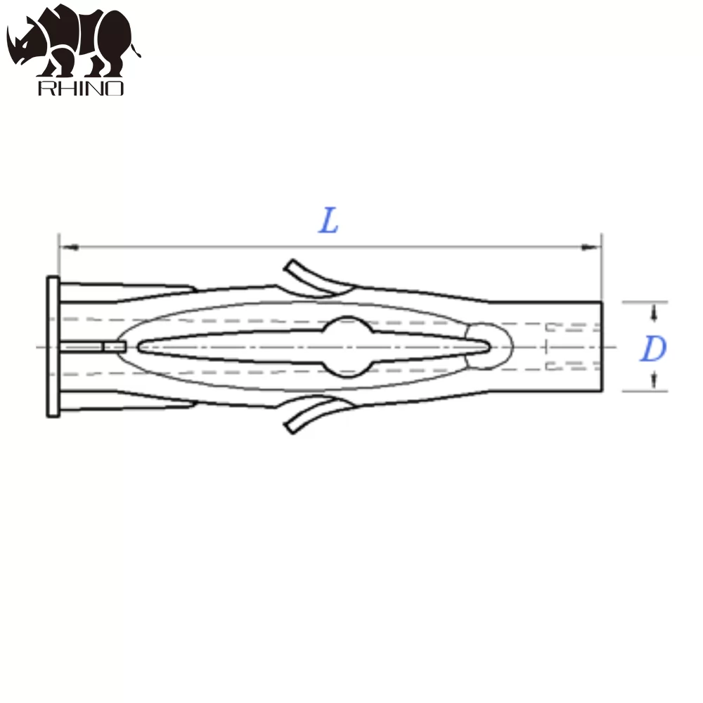 Plastic Expansion Wall Plug