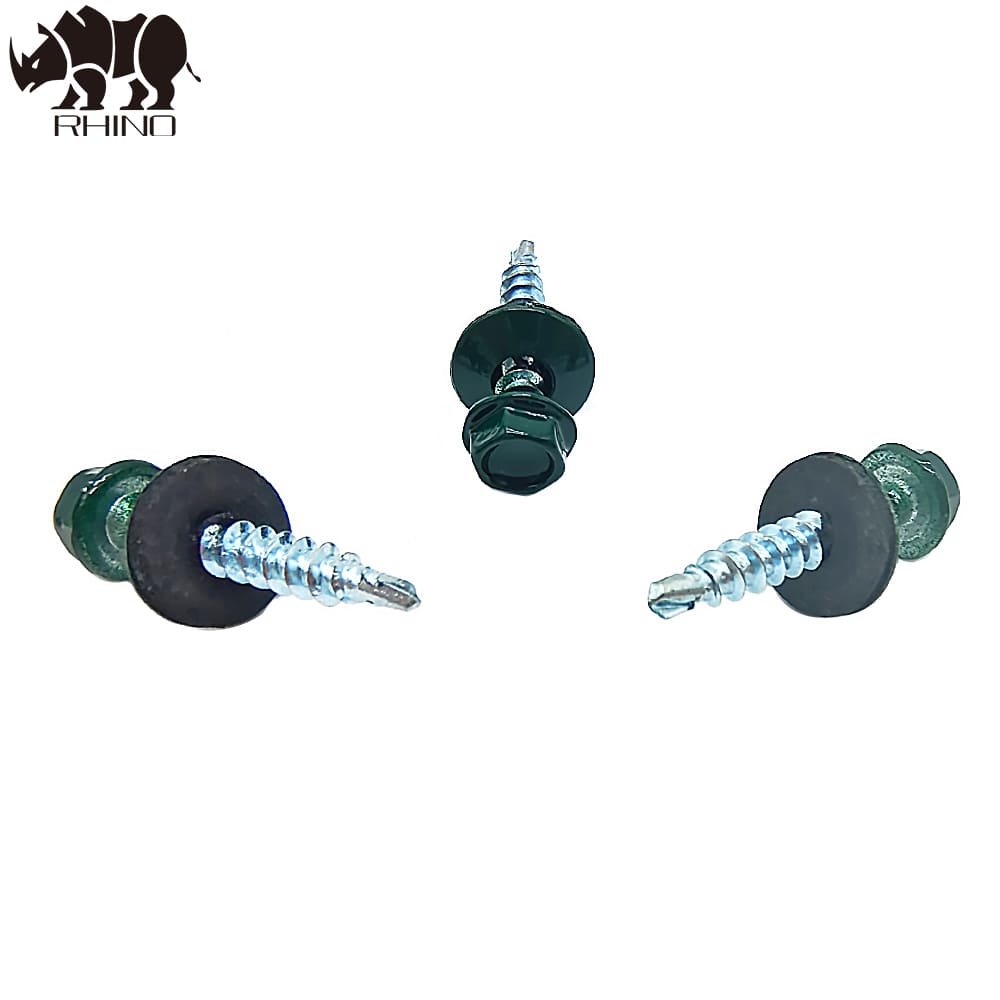 Ral Painted Hex Head Self Drilling Screw with EPDM Washer