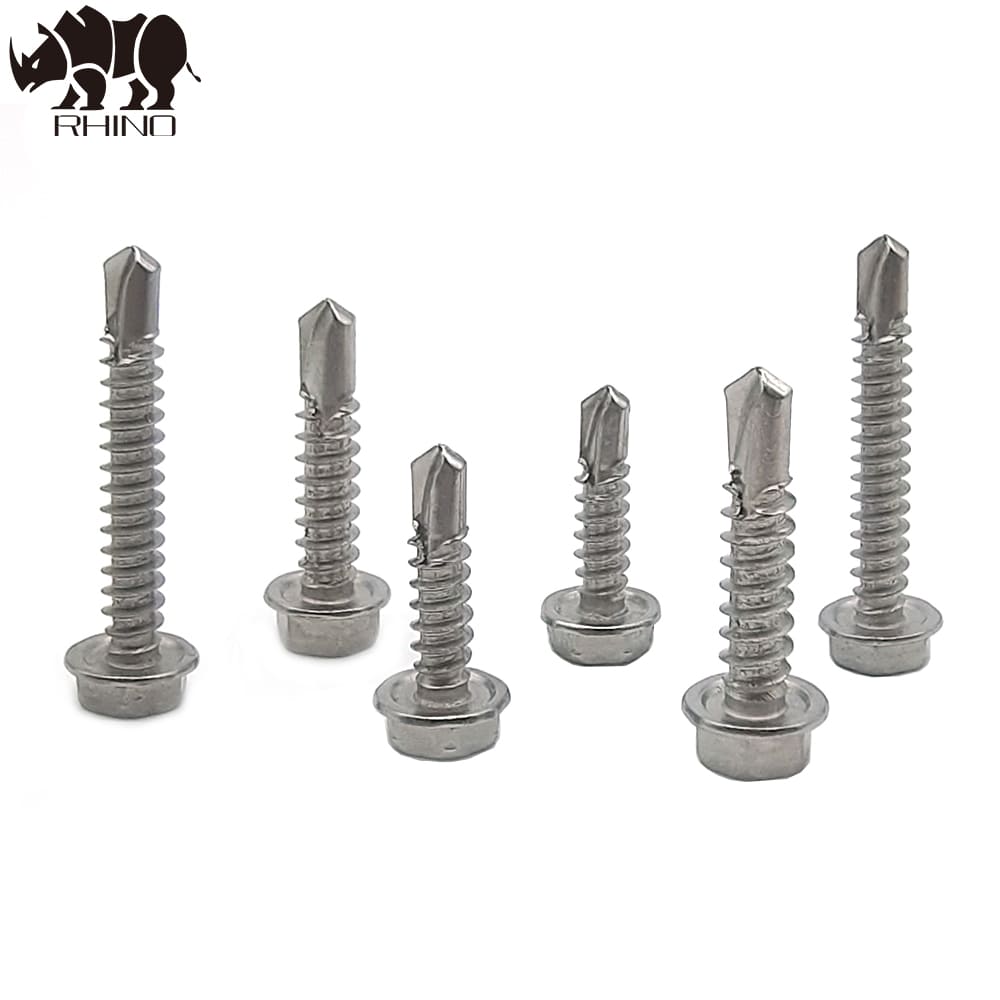 Stainless Steel Hex Washer Self Drilling Screw