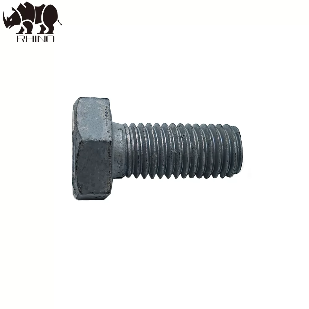 Large hexagonal head structural bolts A325