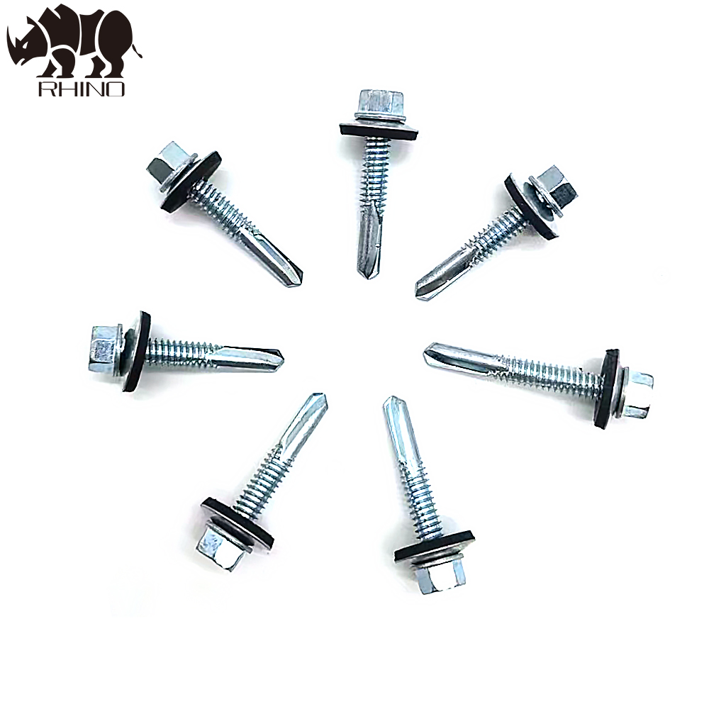 Bi-Metal Hex Head Self-Drilling Screw Point #5