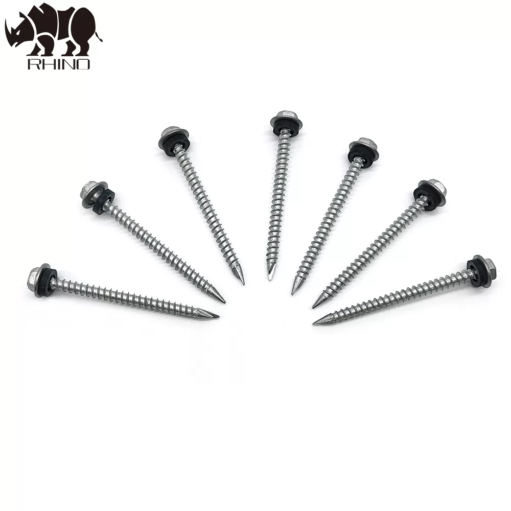 Hex Flanged Head Self-Tapping Screw With EPDM Washer