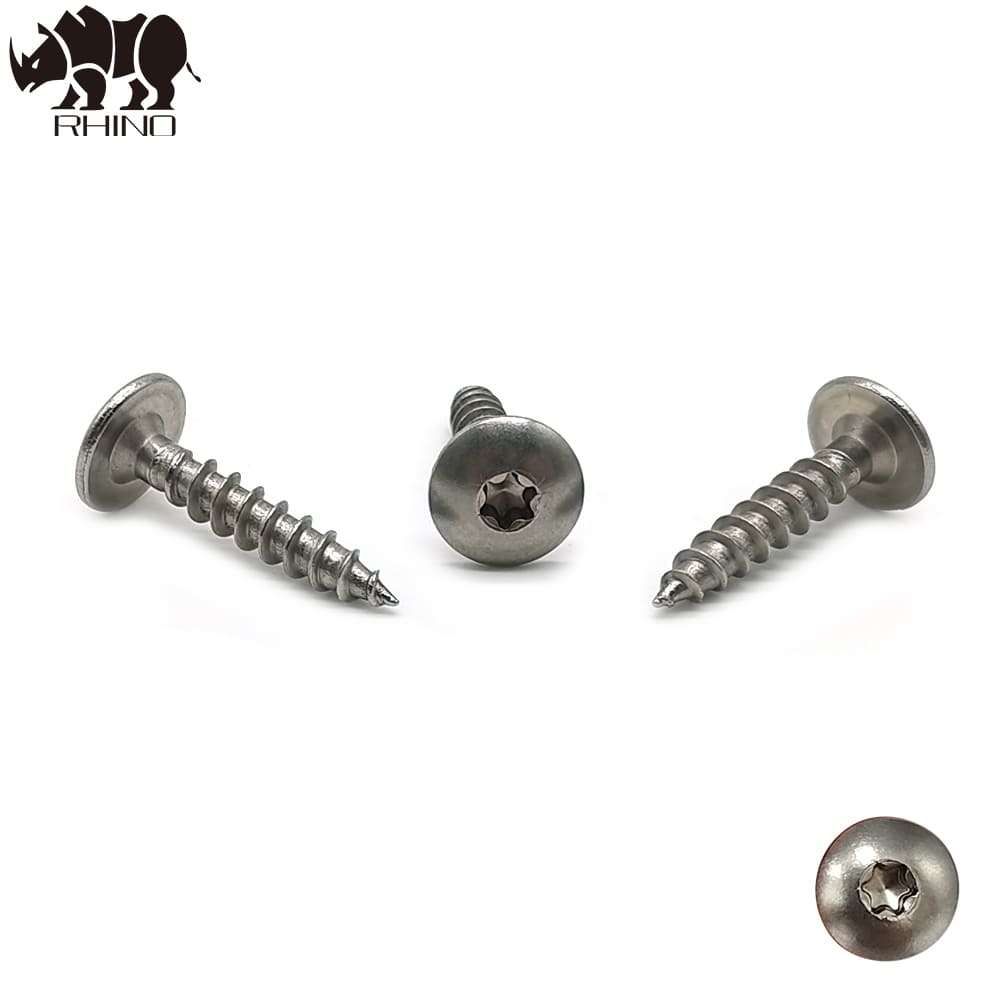 Large Round Head Hexalobular Socket Self Tapping Screw