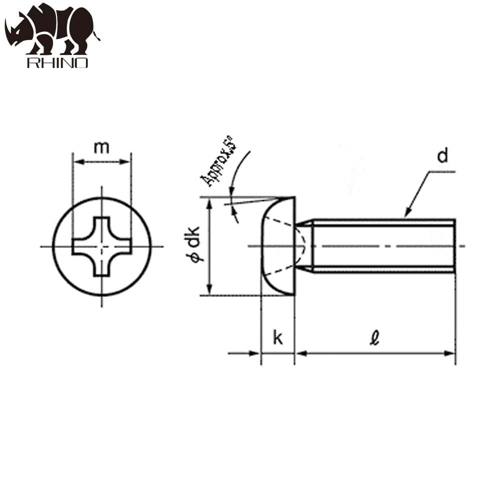 Cross Recessed Pan Head Machine Screw