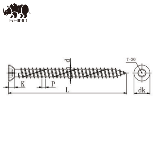 Concrete Screw T30