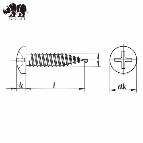 Phill Drive Pan Head Self-Tapping Screw