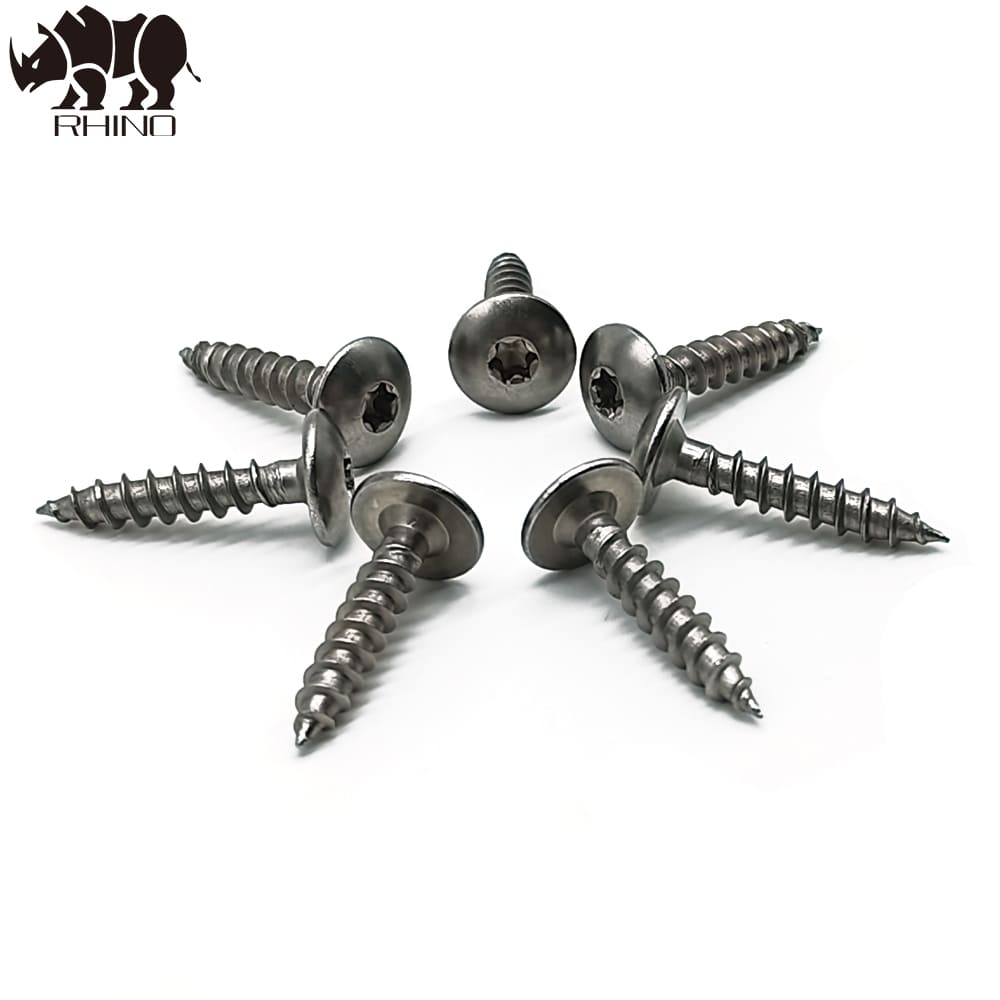 Large Round Head Hexalobular Socket Self Tapping Screw