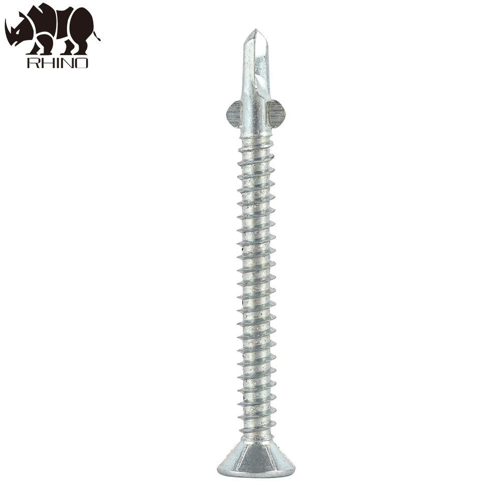 Flat Head Self Drilling Screw with Wings