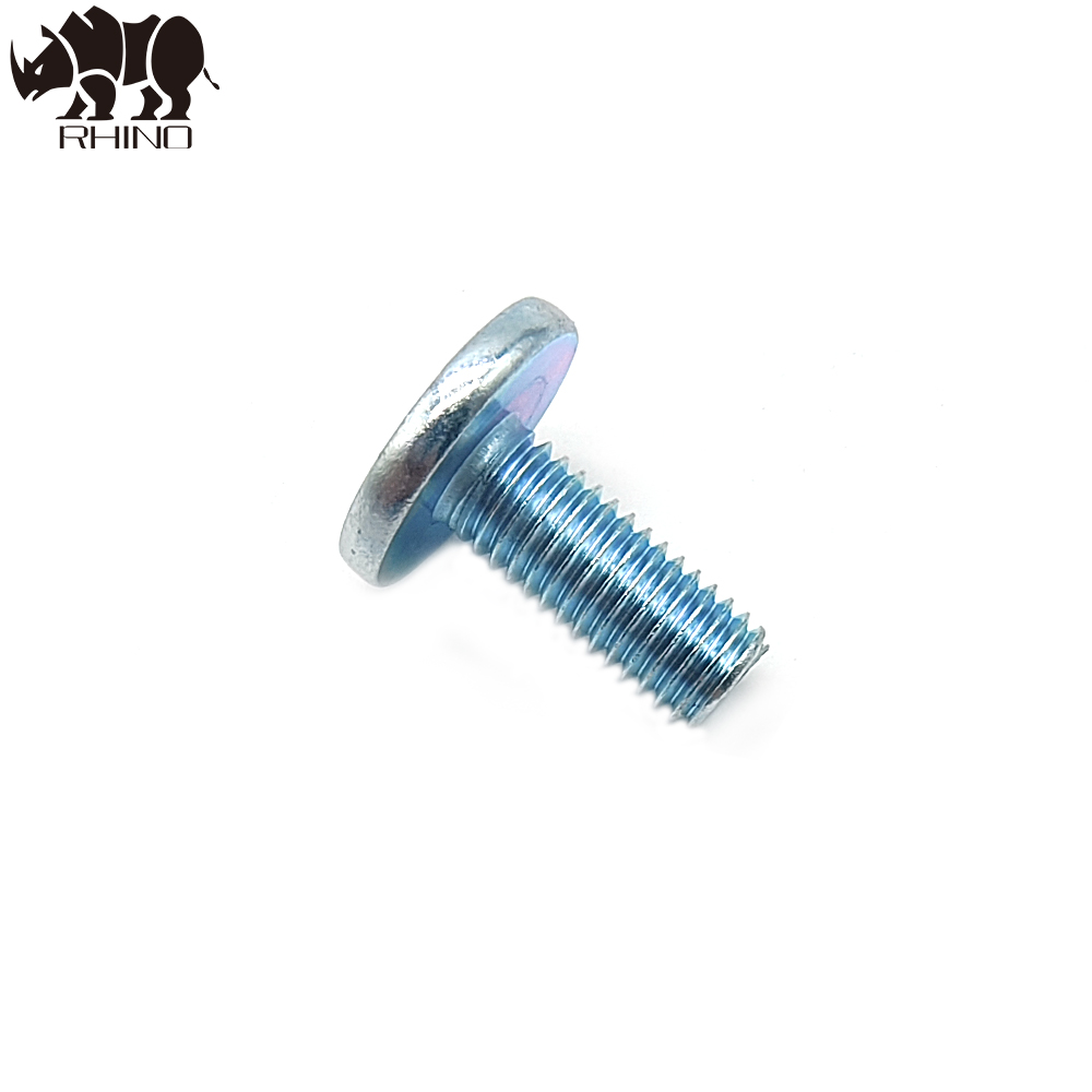 Flat round head screw