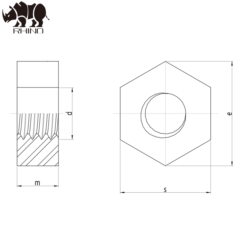 A2-035 Hex Thin Nut