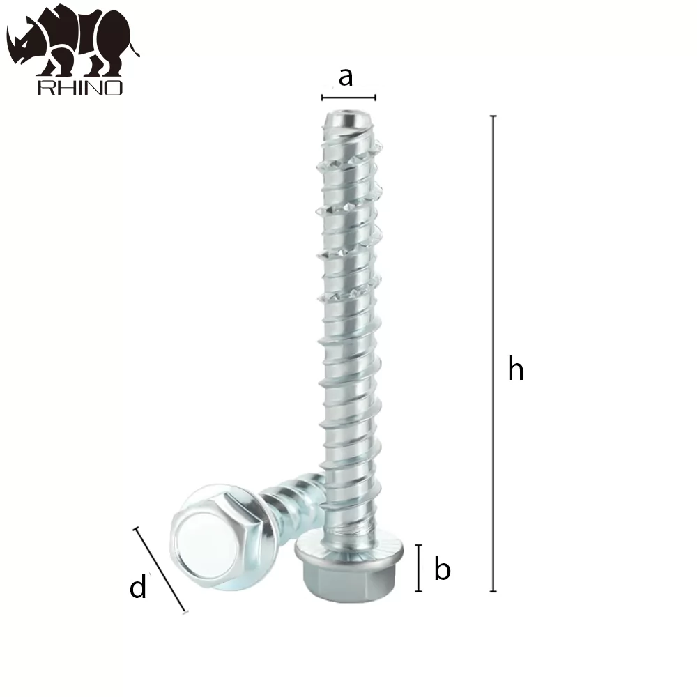 Hex Head Concrete Screw With Washer