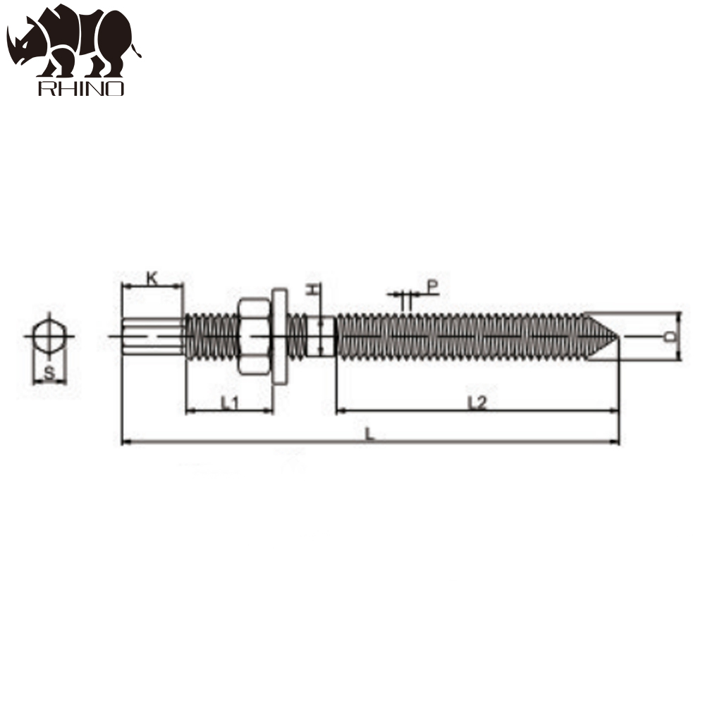 Stainless steel Chemical anchor