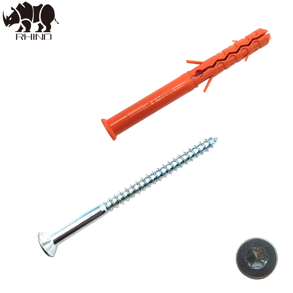 Countersunk Head Nylon Structural Anchor With Torx