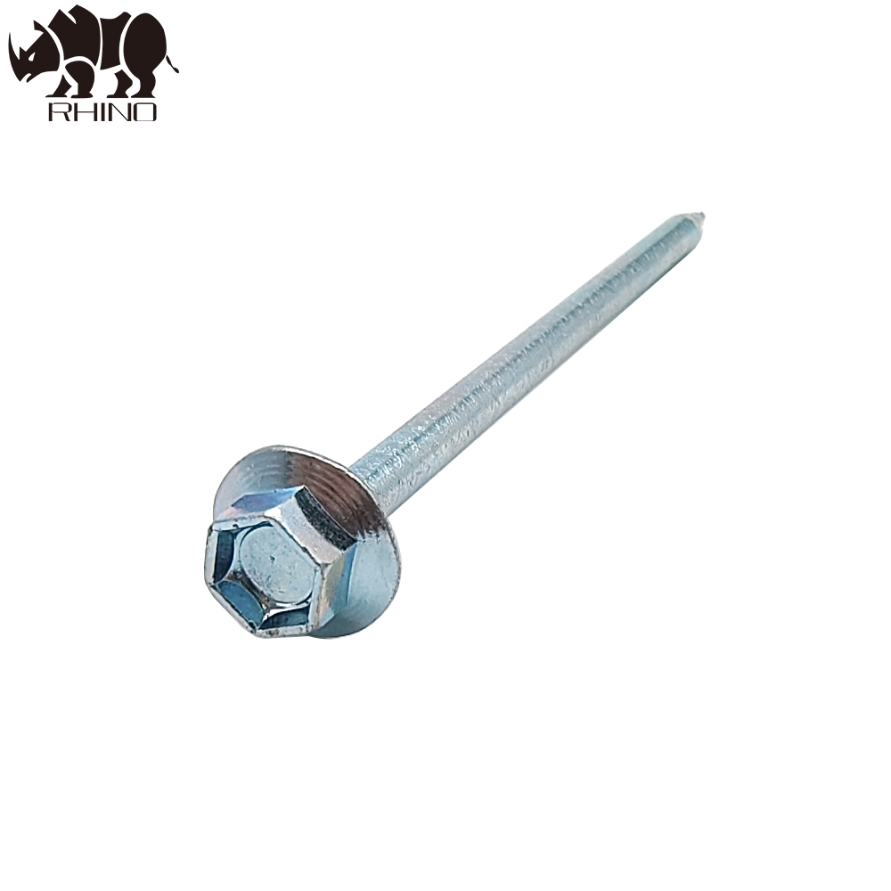 Hex Head Roofing Nail With Washer