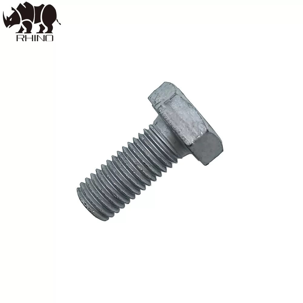 Large hexagonal head structural bolts A325