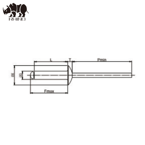 Blind Rivet DIN7337 With Painted Head