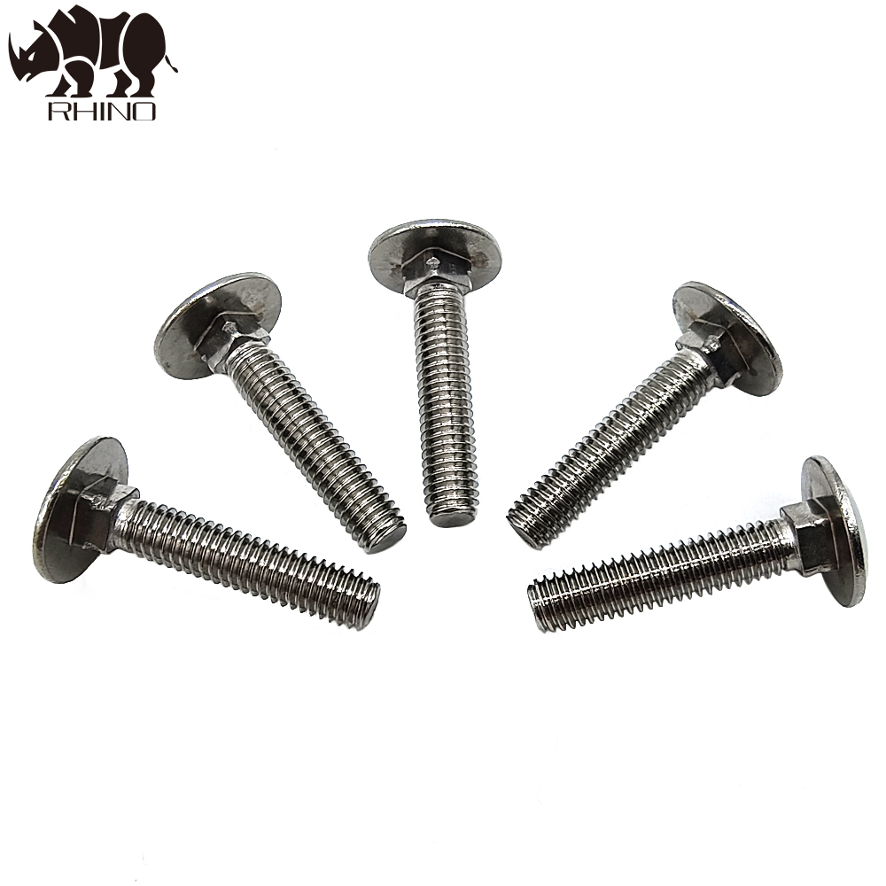 Full Thread Half Round Head Square Neck Bolt