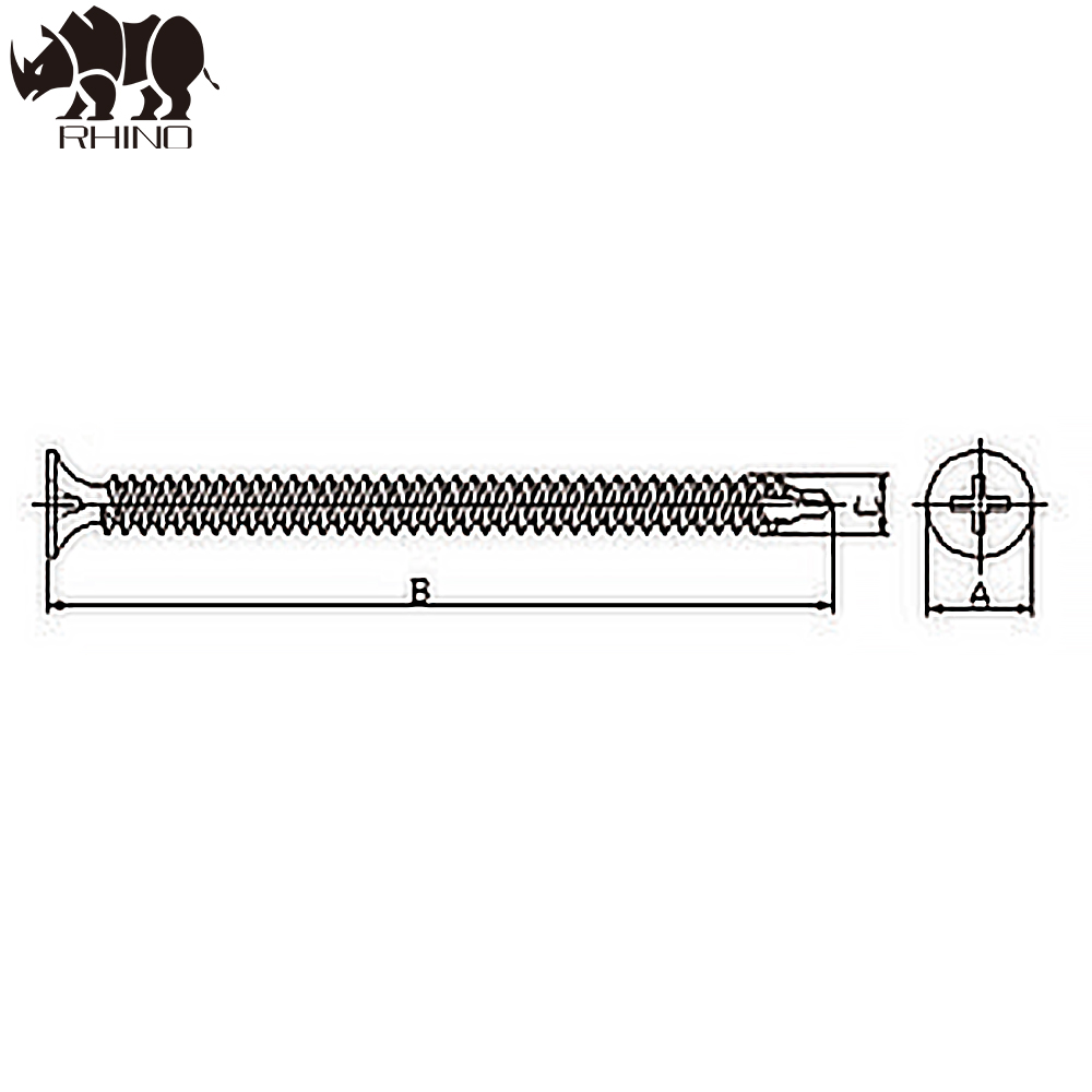 Phill Drive Bugle Flat Head Drywall Screw