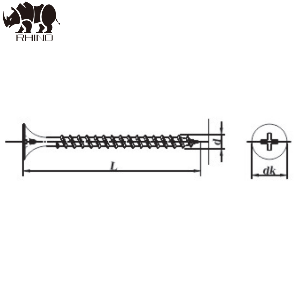 Phill Drive Drywall Screw Fine Thread DIN18182