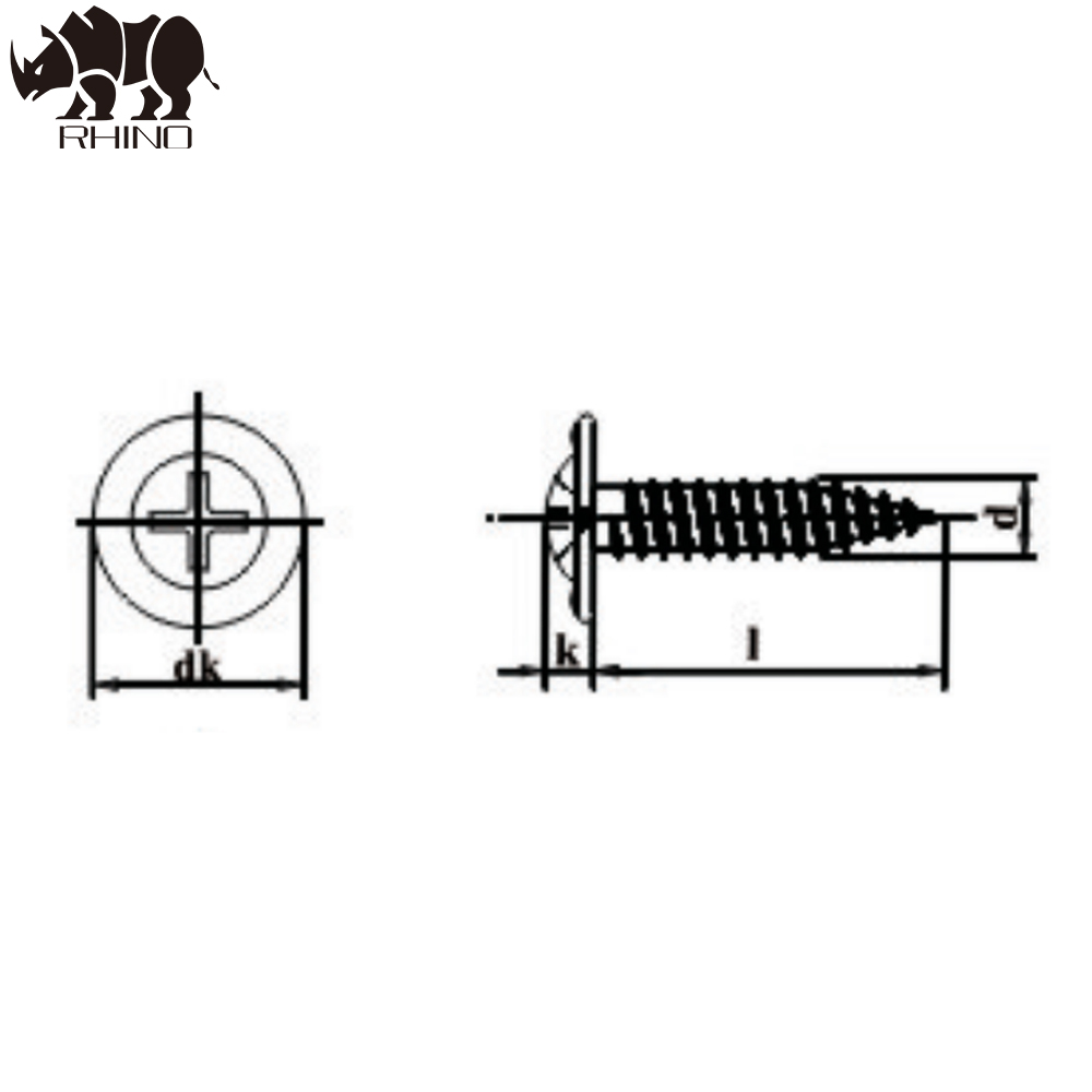 Wafer Truss Head Phillips Drive Self Tapping Screw