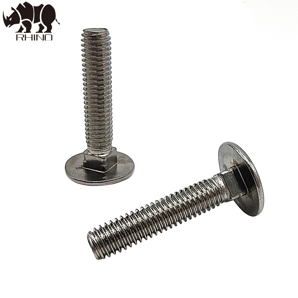 Full Thread Half Round Head Square Neck Bolt