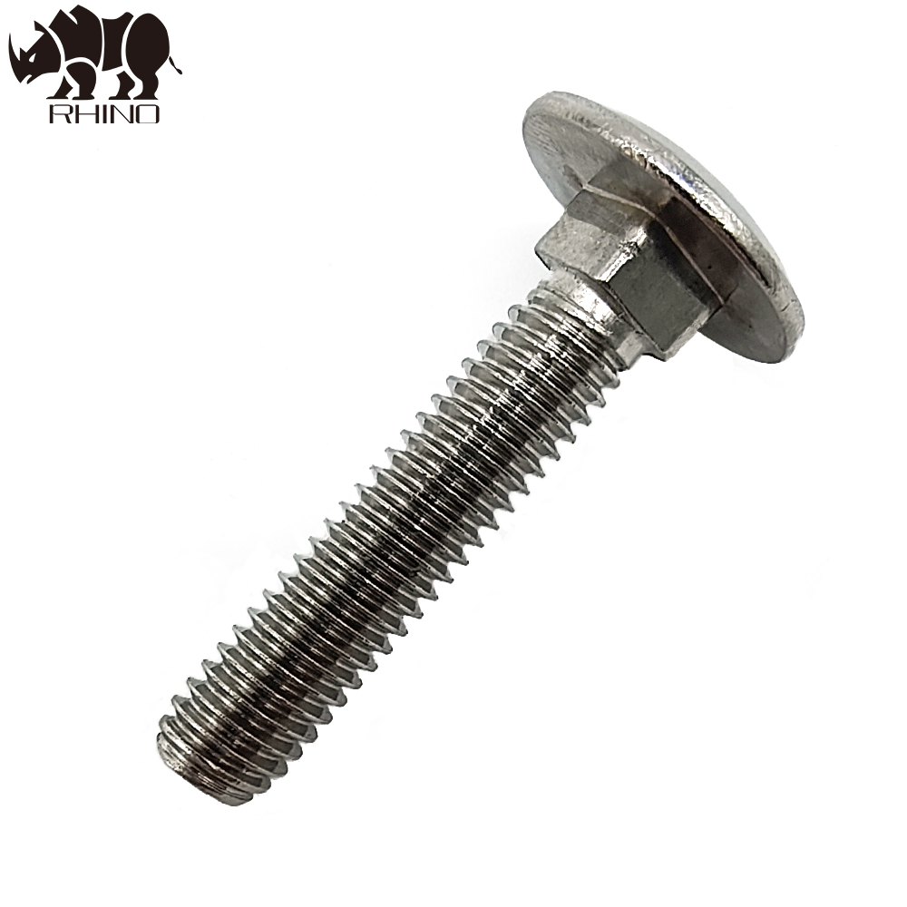 Full Thread Half Round Head Square Neck Bolt