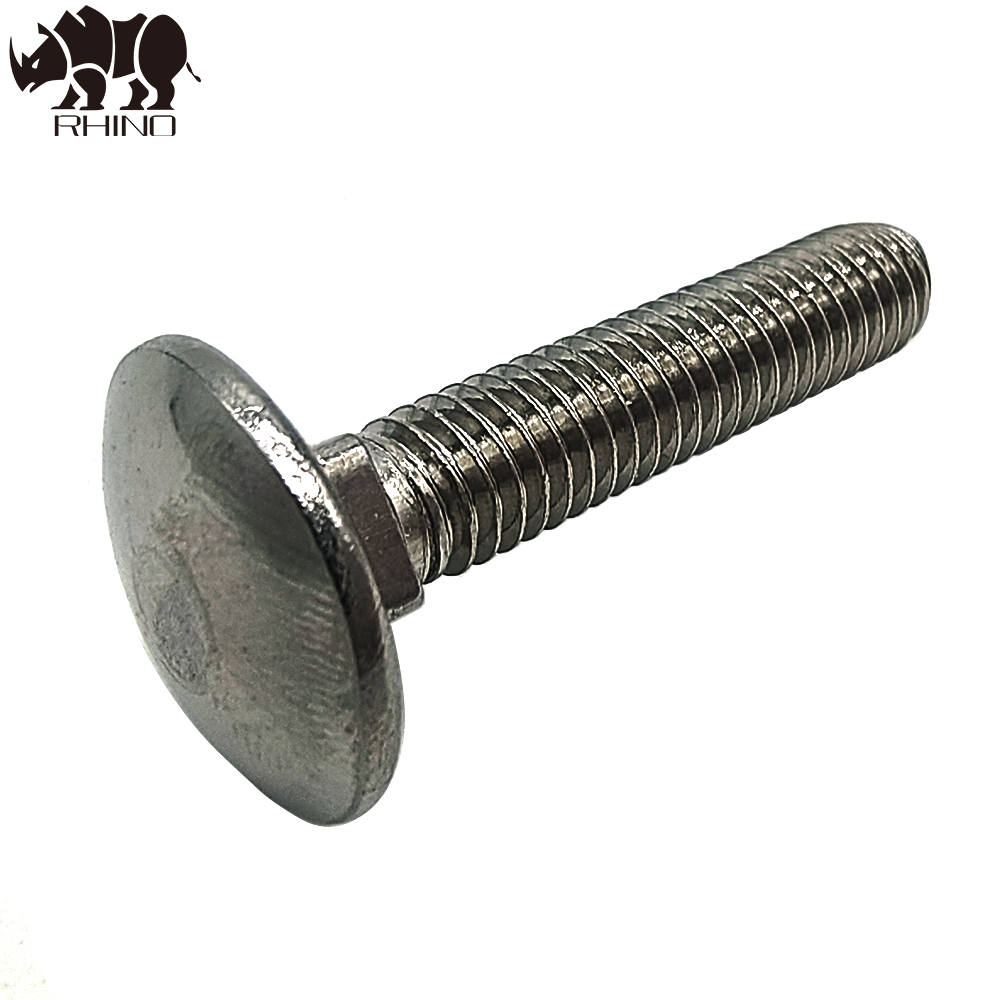 Full Thread Half Round Head Square Neck Bolt