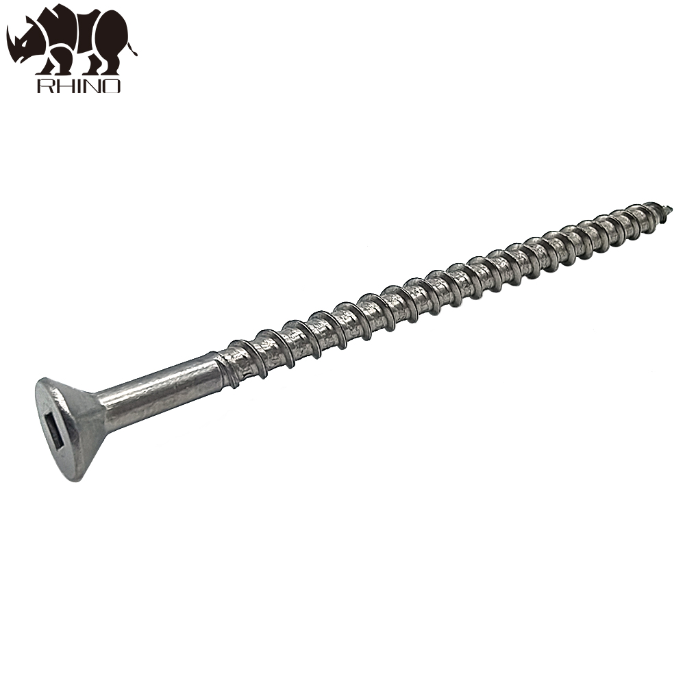 Square Drive Countersunk Head Deck Screw