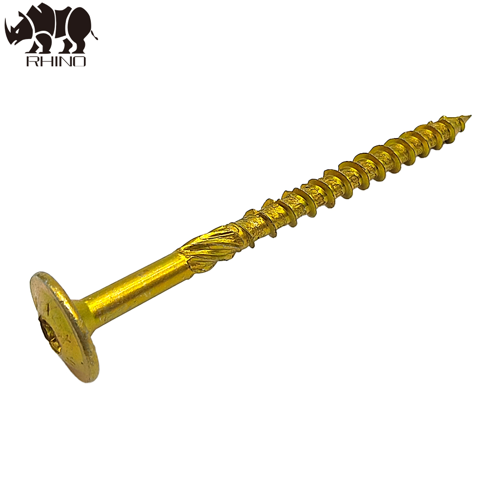 Yellow Wafer Head Torx Self Tapping Wood Screw