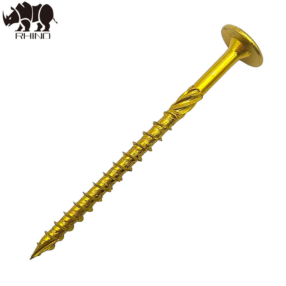 Yellow Wafer Head Torx Self Tapping Wood Screw