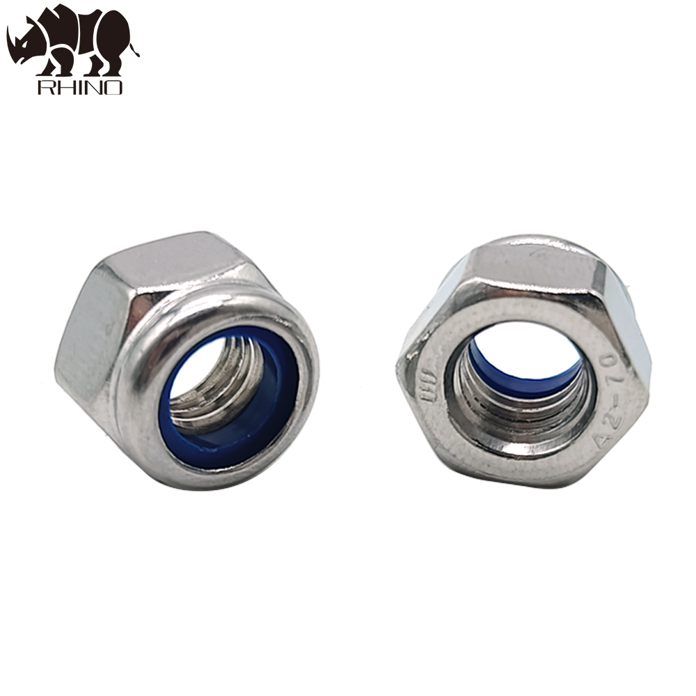 Steel Lock Hexagonal Nut With Nylon Insert DIN985