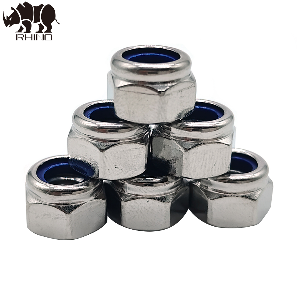 Steel Lock Hexagonal Nut With Nylon Insert DIN985