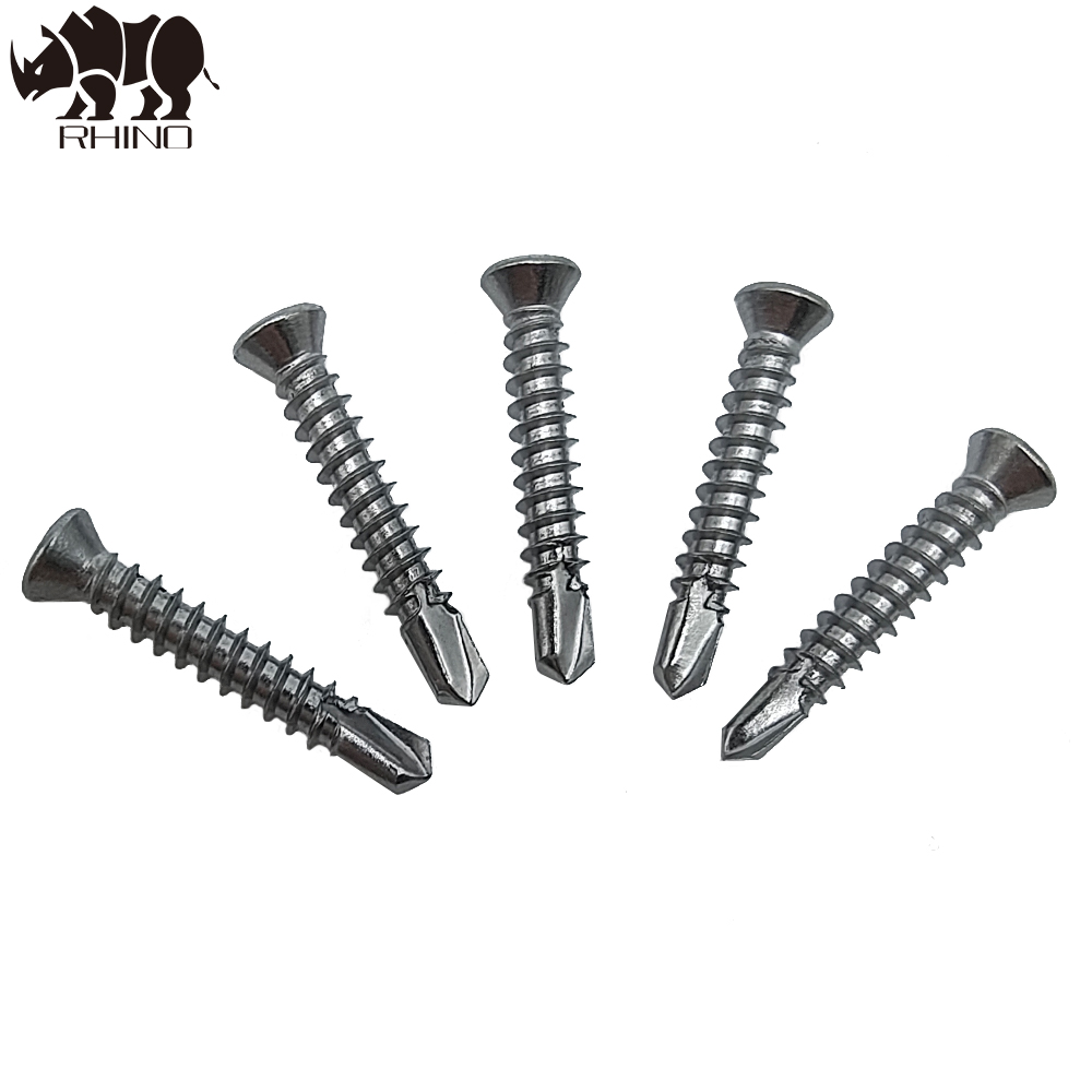 Square Drive Flat Countersunk Head Self Drilling Screw