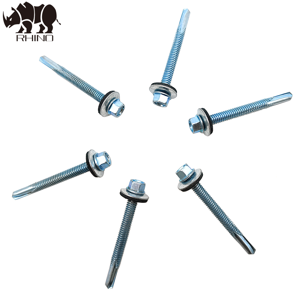 Bi-Metal Hex Head Self-Drilling Screw Point #5