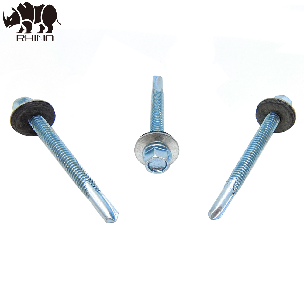 Bi-Metal Hex Head Self-Drilling Screw Point #5