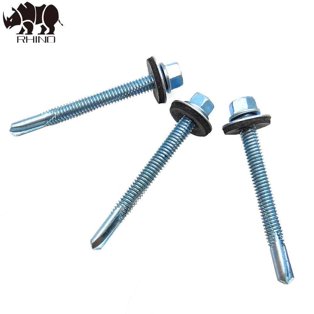 Bi-Metal Hex Head Self-Drilling Screw Point #5